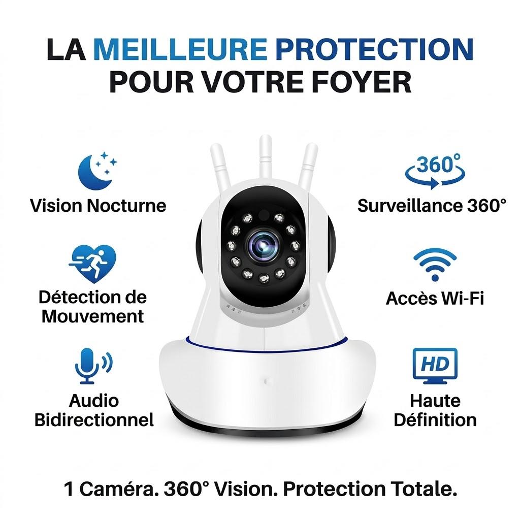 Caméra Wi-Fi Intelligente